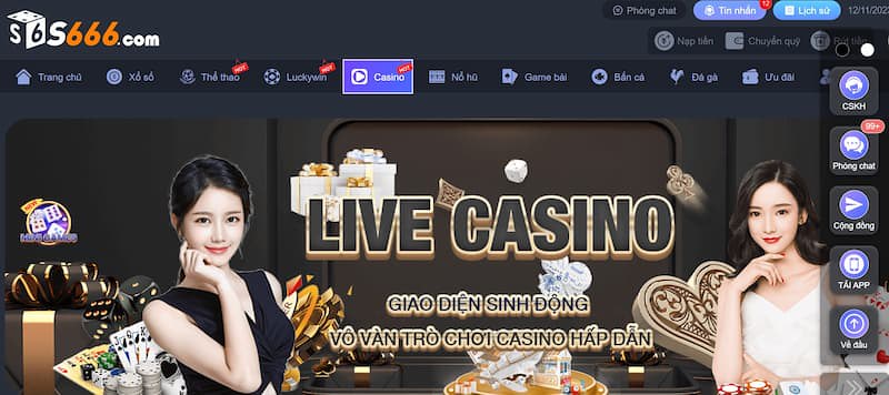 Những ưu điểm nổi bật tại Casino s6666