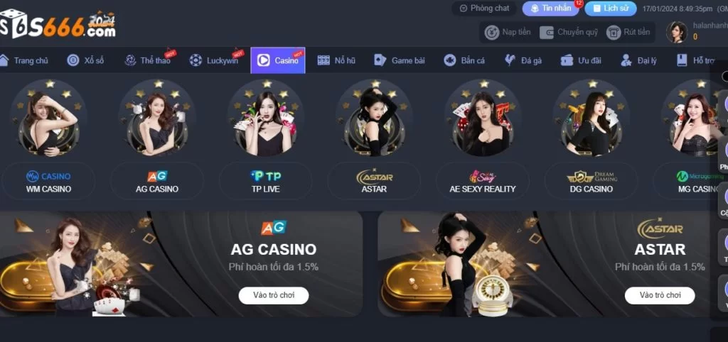 Hướng dẫn anh em tham gia vào Casino s6666